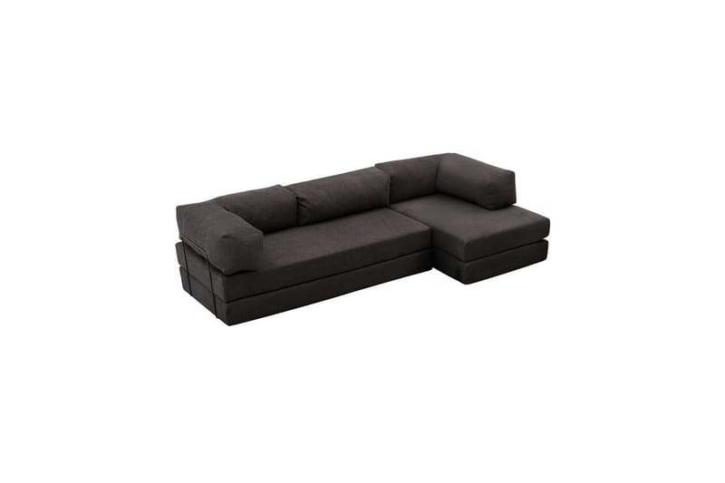 Sufian Hörnbäddsoffa Två Hörn 3-sits - Antracit - Möbler - Vardagsrum - Bäddsoffor - Hörnbäddsoffa