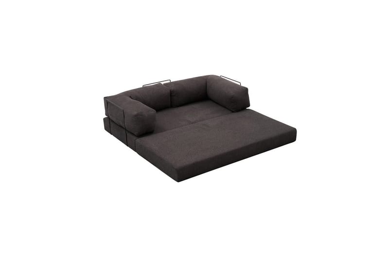 Sufian Hörnbäddsoffa Två Hörn 3-sits - Antracit - Möbler - Vardagsrum - Bäddsoffor - Hörnbäddsoffa