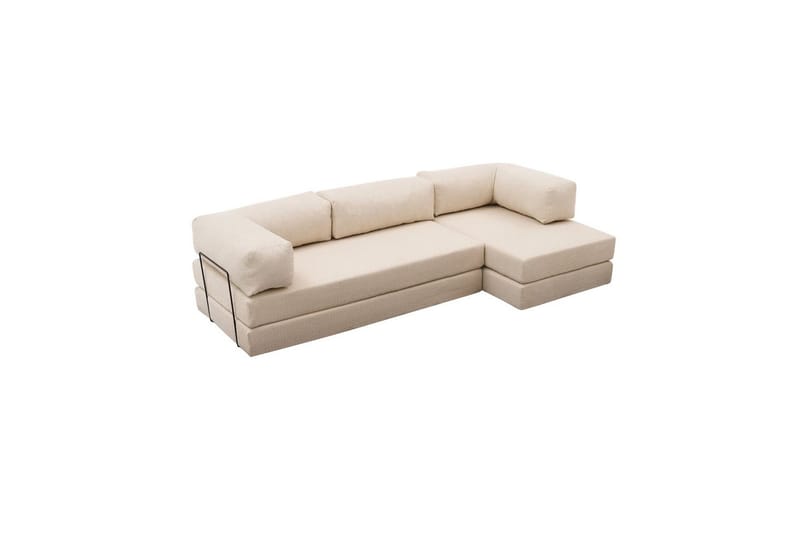 Sufian Hörnbäddsoffa Två Hörn 3-sits - Beige - Möbler - Vardagsrum - Bäddsoffor - Hörnbäddsoffa