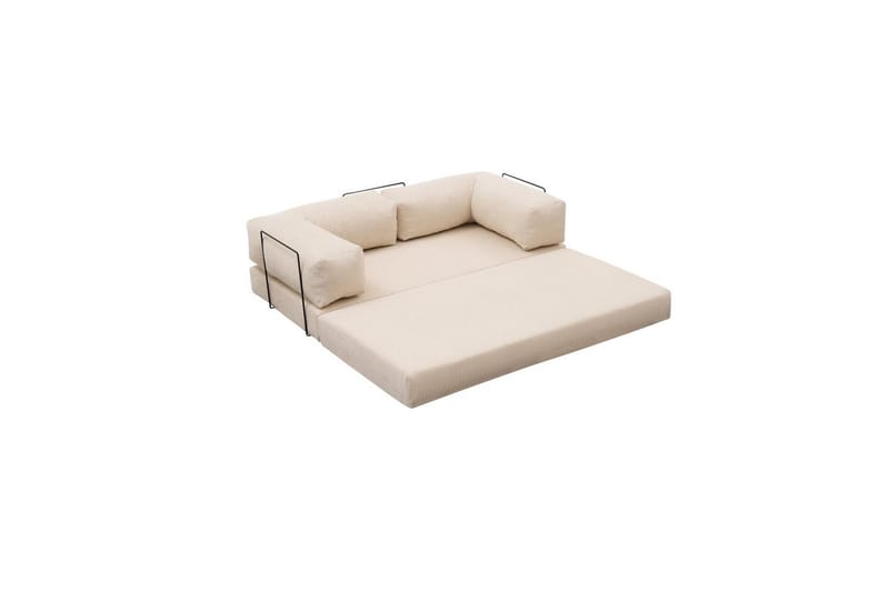 Sufian Hörnbäddsoffa Två Hörn 3-sits - Beige - Möbler - Vardagsrum - Bäddsoffor - Hörnbäddsoffa
