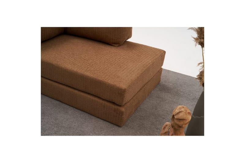 Sufian Hörnbäddsoffa Två Hörn 3-sits - Brun - Möbler - Vardagsrum - Bäddsoffor - Hörnbäddsoffa