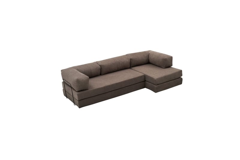 Sufian Hörnbäddsoffa Två Hörn 3-sits - Grå - Möbler - Vardagsrum - Bäddsoffor - Hörnbäddsoffa