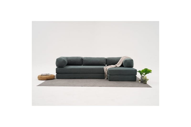 Sufian Hörnbäddsoffa Två Hörn 3-sits - Grön - Möbler - Vardagsrum - Bäddsoffor - Hörnbäddsoffa