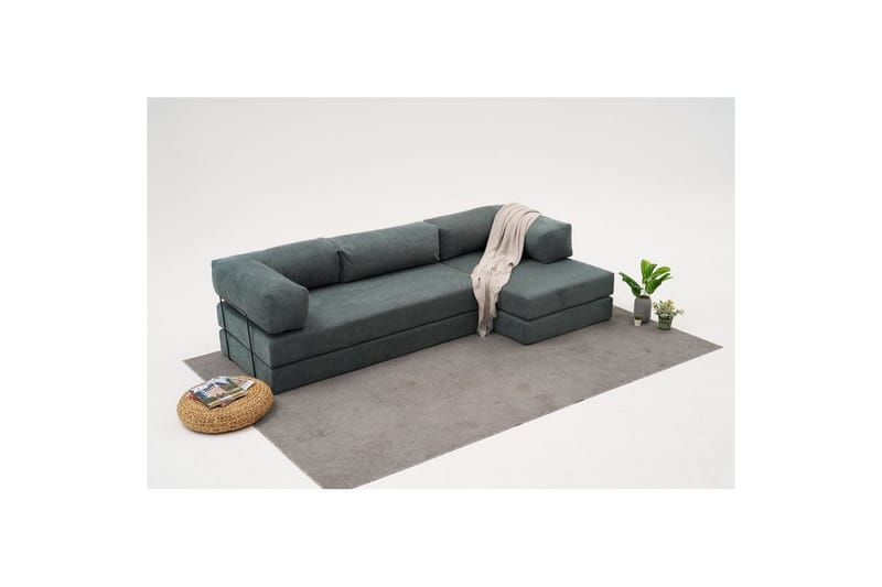 Sufian Hörnbäddsoffa Två Hörn 3-sits - Grön - Möbler - Vardagsrum - Bäddsoffor - Hörnbäddsoffa