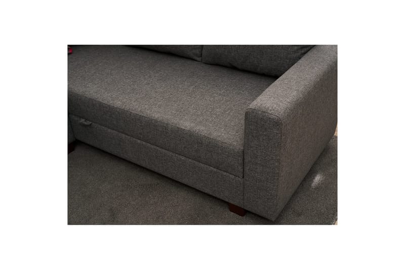 Sufian Soffa med Schäslong 4-sits - Grafitgrå - Möbler - Vardagsrum - Bäddsoffor - Hörnbäddsoffa