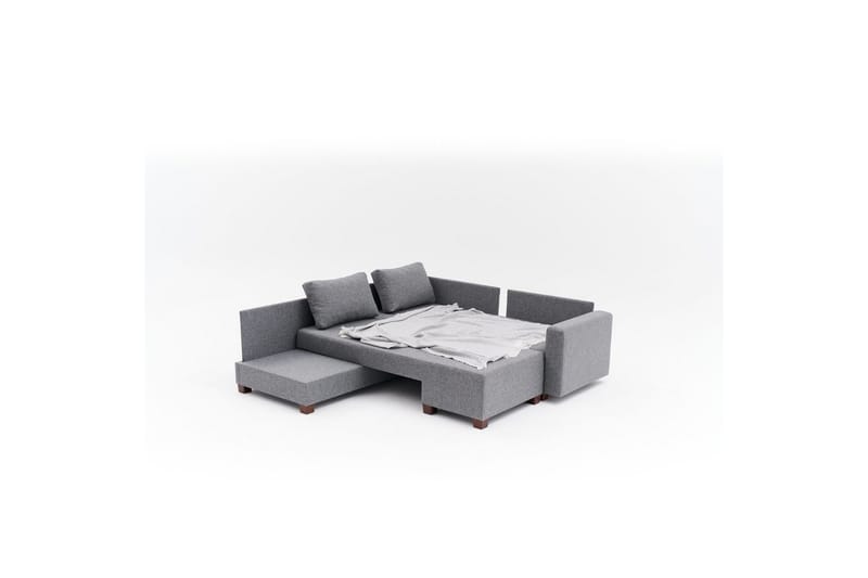 Sufian Soffa med Schäslong 4-sits - Grafitgrå - Möbler - Vardagsrum - Bäddsoffor - Hörnbäddsoffa