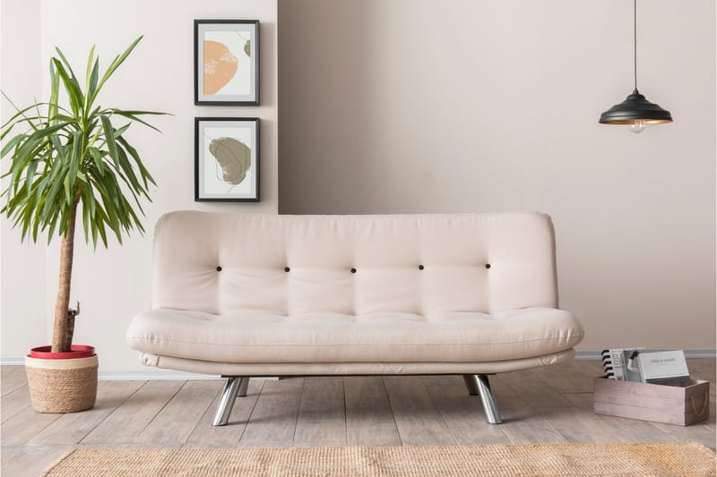 Sugarstown Bäddsoffa Cream - Möbler - Vardagsrum - Bäddsoffor