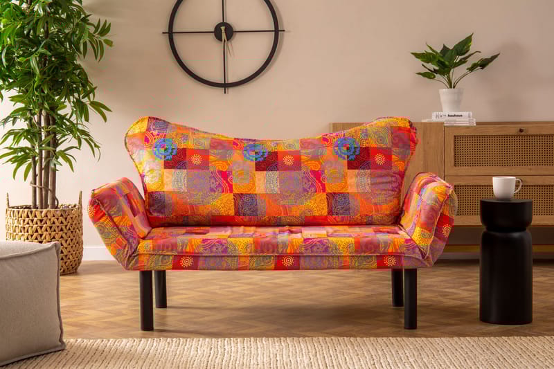 Sugarville Bäddsoffa 2-sits 180x65 cm Flerfärgad - Möbler - Vardagsrum - Bäddsoffor