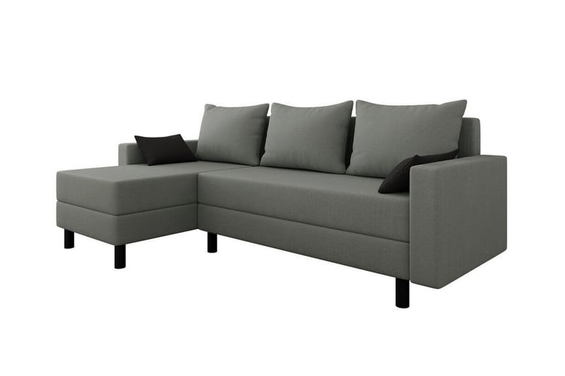 Summerhill Hörnbäddsoffa 3-sits Mörkgrå - Möbler - Vardagsrum - Bäddsoffor - Hörnbäddsoffa