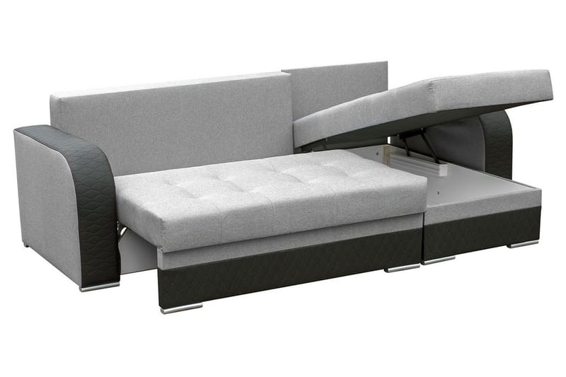 SYDNEY Divanbäddsoffa 238x140x88 cm - Brun/beige - Möbler - Vardagsrum - Bäddsoffor