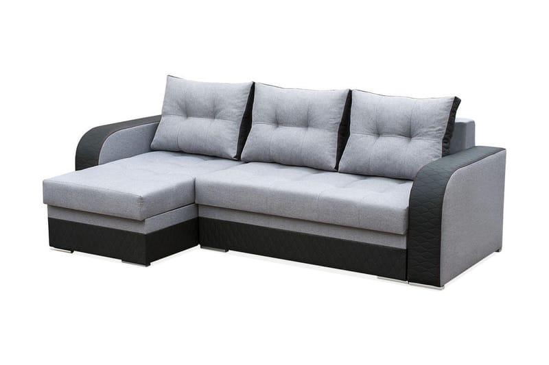 SYDNEY Divanbäddsoffa 238x140x88 cm - Grå - Möbler - Vardagsrum - Bäddsoffor