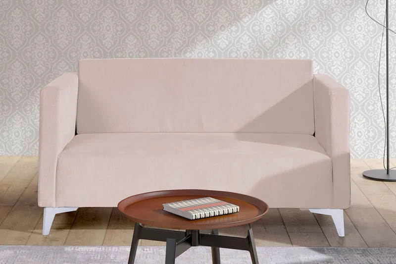 Szafir 2-sits Soffa 82x136 cm - Rosa - Möbler - Vardagsrum - Soffor - 2-sits soffor