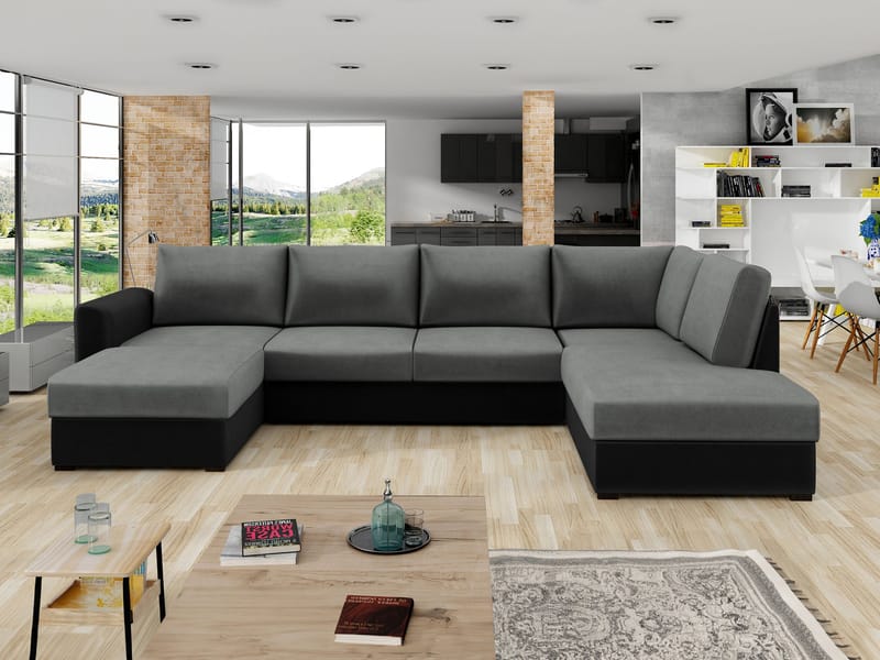 Taberk 5-sits U-Soffa med Divan Vänster - Möbler - Vardagsrum - Bäddsoffor - Hörnbäddsoffa