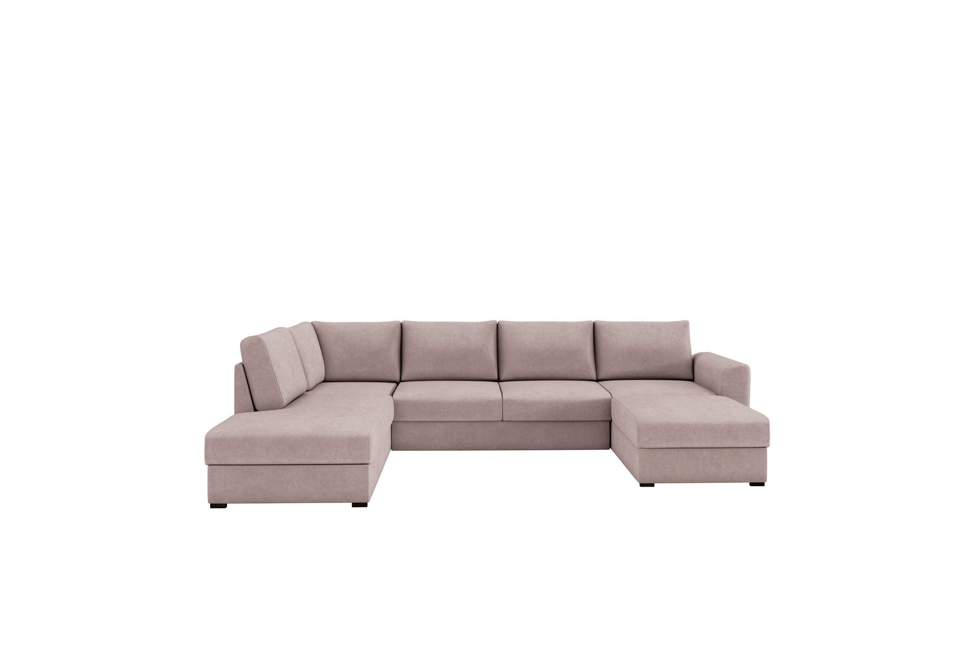 Taberk B&auml;ddsoffa med Divan och Sch&auml;slong 4-sits - Rosa