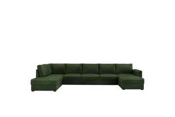 Taberk Bäddsoffa med Divan och Schäslong 5-sits i Chenille