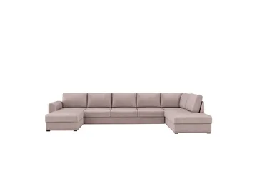 Taberk Bäddsoffa med Divan och Schäslong 5-sits