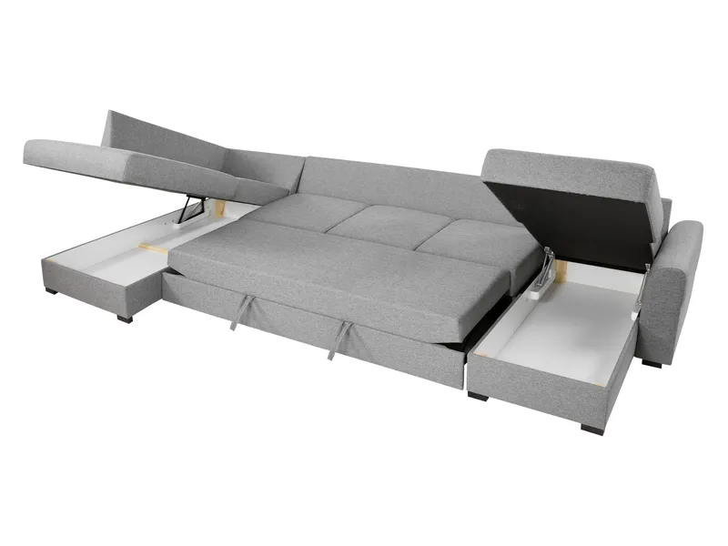 Taberk Large 6-sits U-Soffa med Divan Höger - Möbler - Vardagsrum - Bäddsoffor - Hörnbäddsoffa
