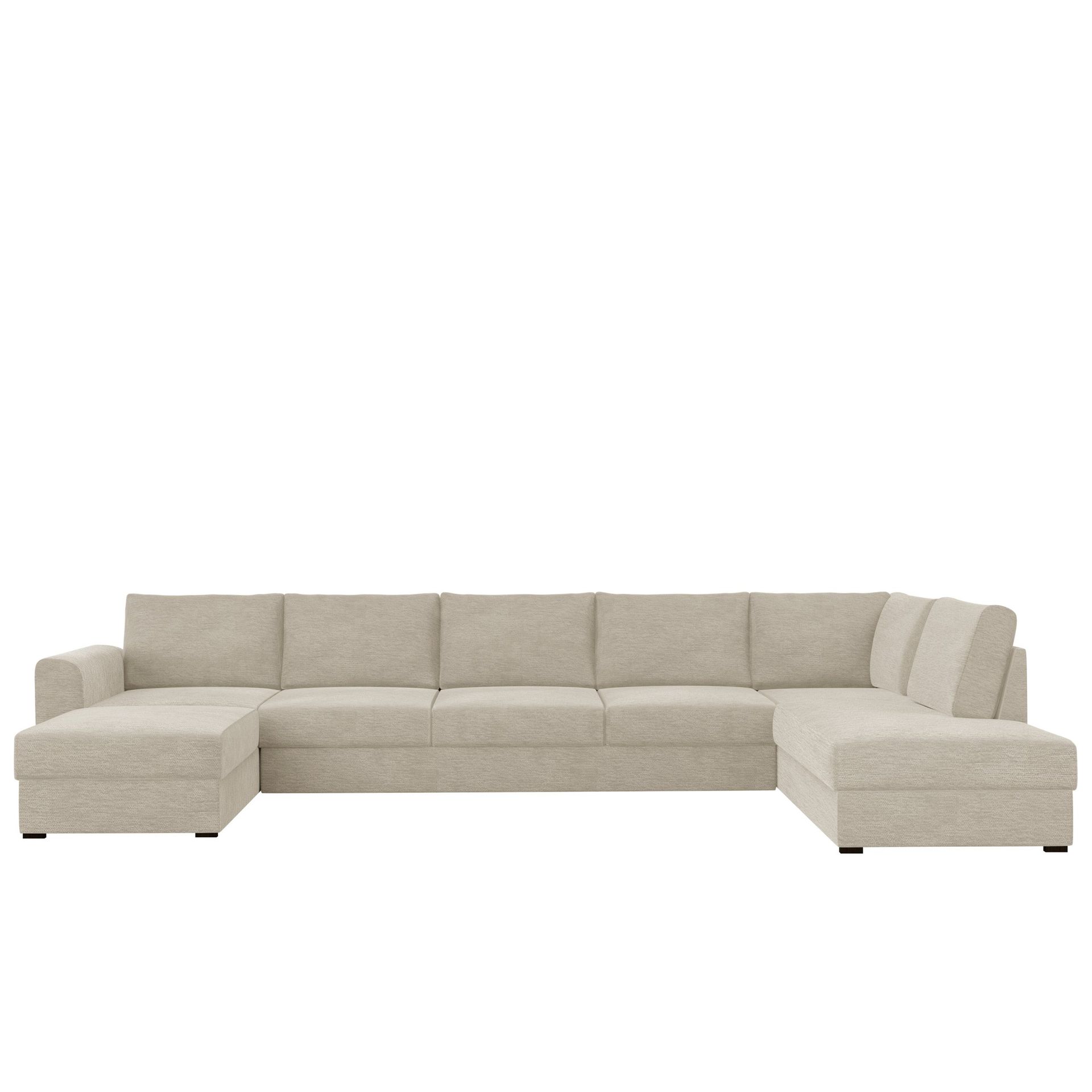 taberk large 6-sits u-soffa med divan vänster -