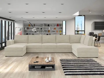 Taberk Large 6-sits U-Soffa med Divan Vänster - Möbler - Vardagsrum - Bäddsoffor - Hörnbäddsoffa
