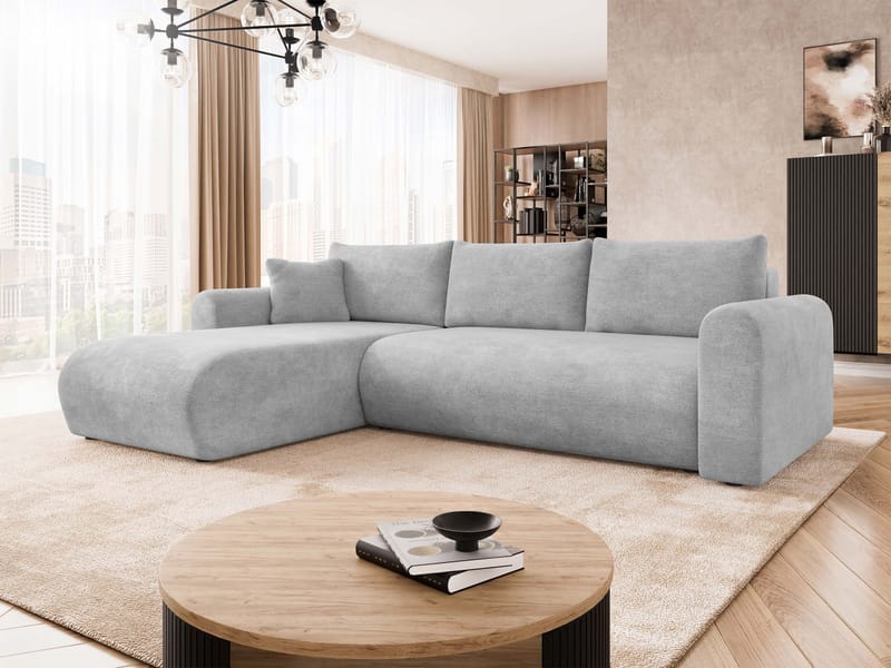 Tacon 3-sits Bäddsoffa med divan - grå - Möbler - Vardagsrum - Bäddsoffor - Hörnbäddsoffa
