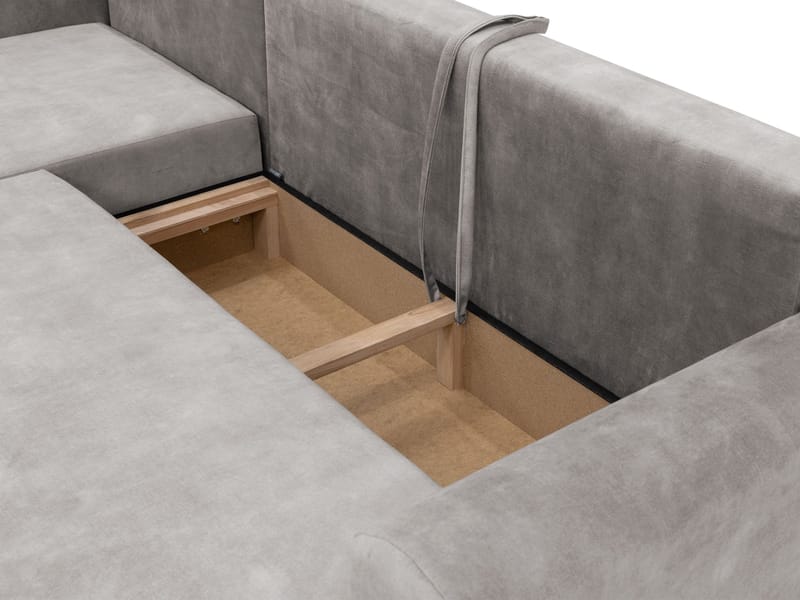 Tacon 3-sits Bäddsoffa med divan och förvaring - Möbler - Vardagsrum - Bäddsoffor - Hörnbäddsoffa