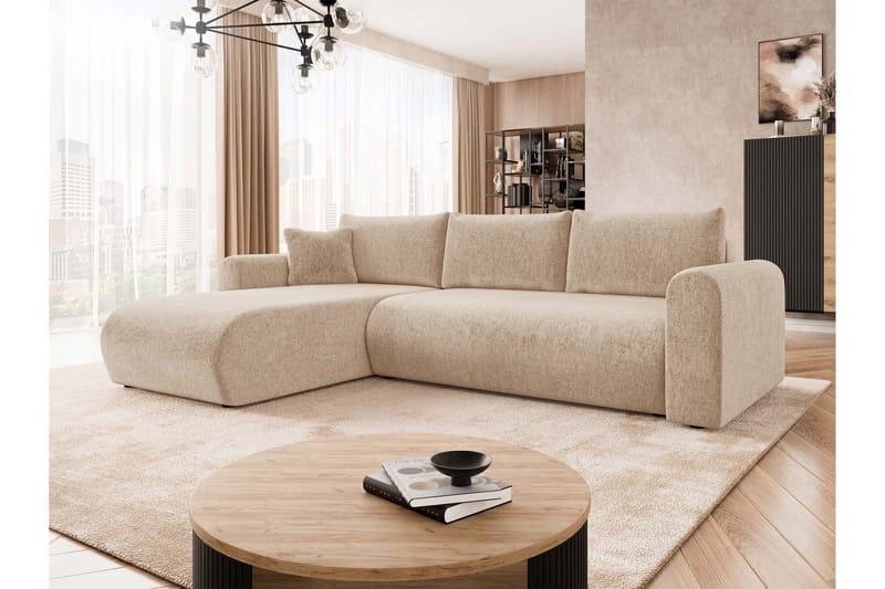 Tacon Bäddsoffa m. Divan 3-sits - Beige - Möbler - Vardagsrum - Bäddsoffor