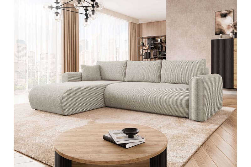 Tacon Bäddsoffa m. Divan 3-sits - Beige - Möbler - Vardagsrum - Bäddsoffor