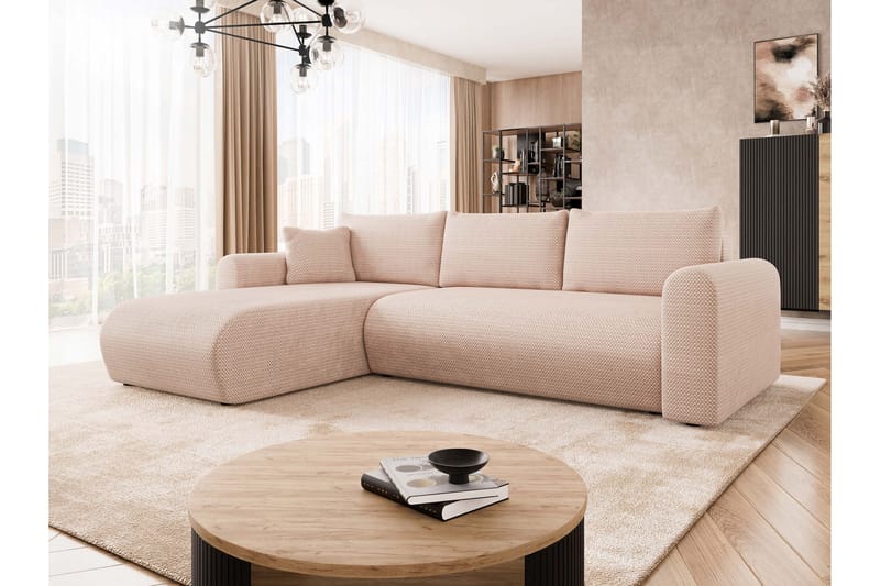 Tacon Bäddsoffa m. Divan 3-sits - Beige/Grå - Möbler - Vardagsrum - Bäddsoffor