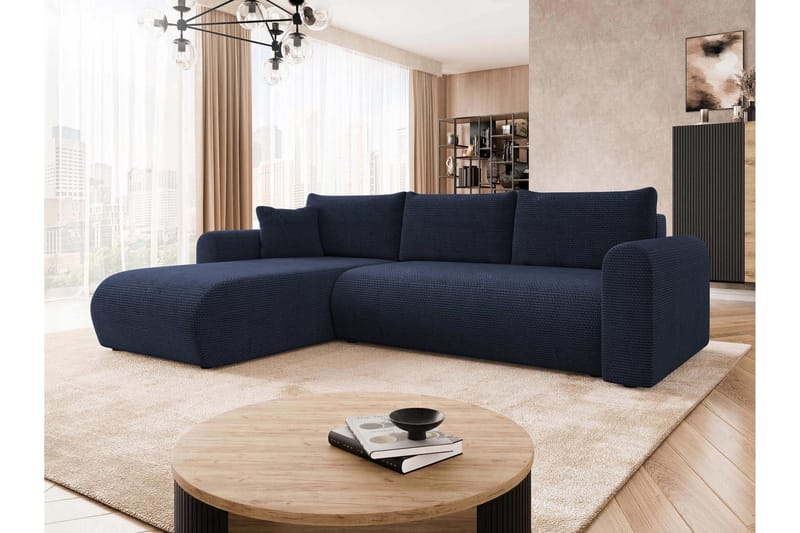 Tacon Bäddsoffa m. Divan 3-sits - Blå - Möbler - Vardagsrum - Bäddsoffor