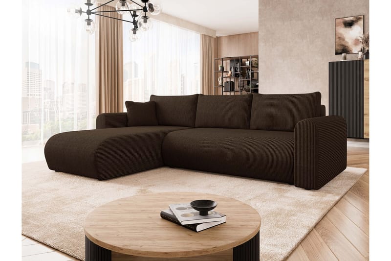 Tacon Bäddsoffa m. Divan 3-sits - Brun - Möbler - Vardagsrum - Bäddsoffor