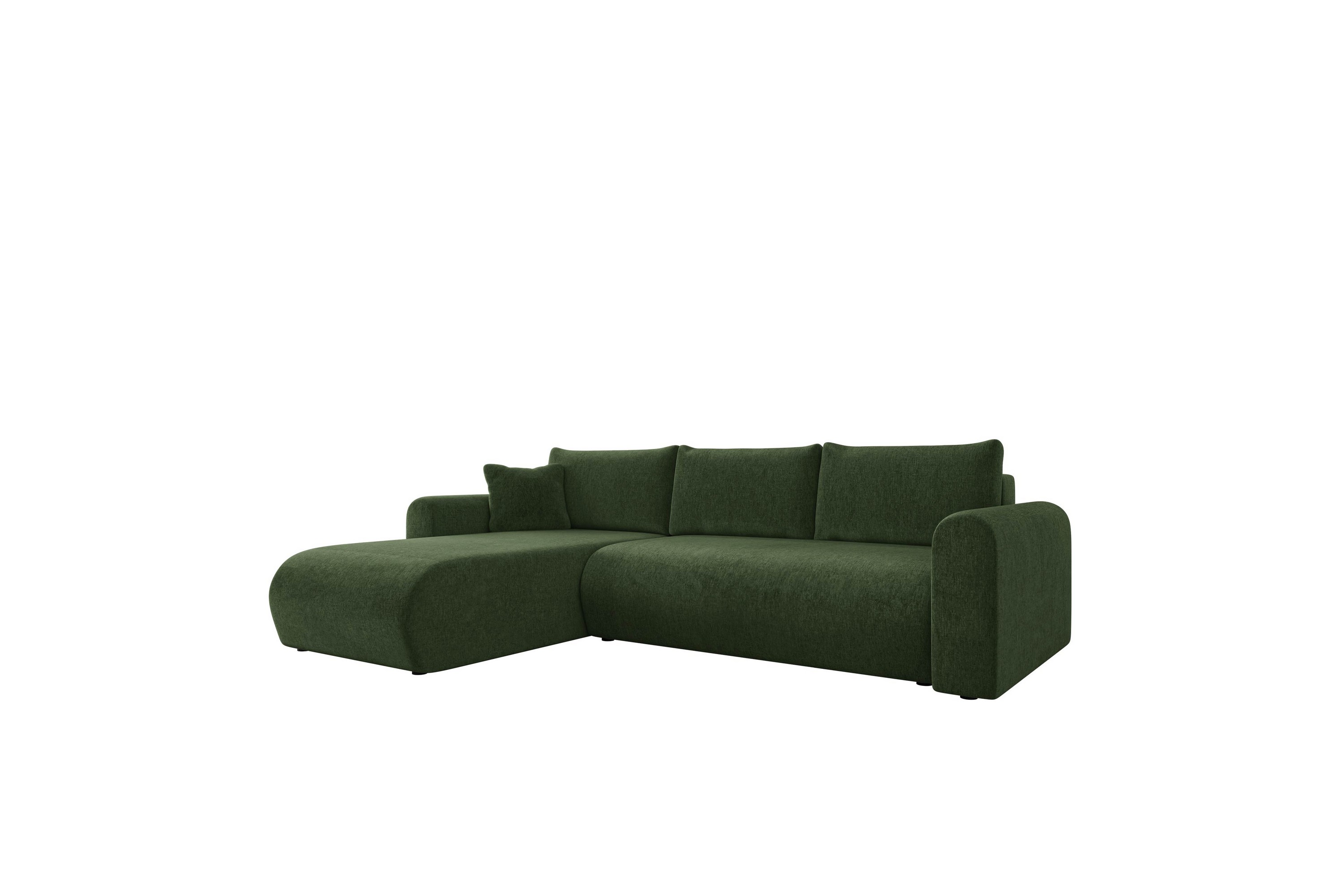 tacon bäddsoffa m. divan 3-sits - grön