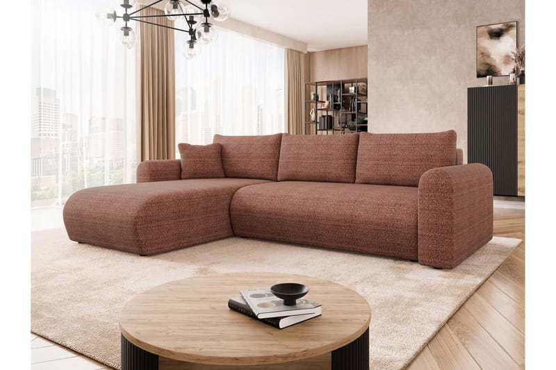 Tacon Bäddsoffa m. Divan 3-sits - Rosa - Möbler - Vardagsrum - Bäddsoffor
