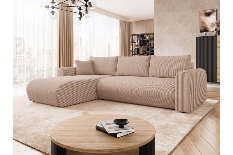 Tacon Bäddsoffa m. Divan 3-sits - Rosa - Möbler - Vardagsrum - Bäddsoffor