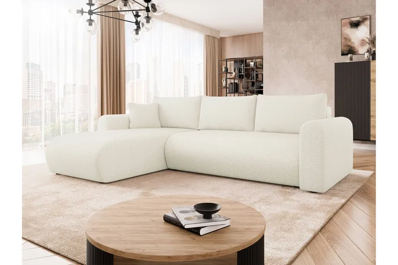 Tacon Bäddsoffa m. Divan 3-sits - Vit - Möbler - Vardagsrum - Bäddsoffor