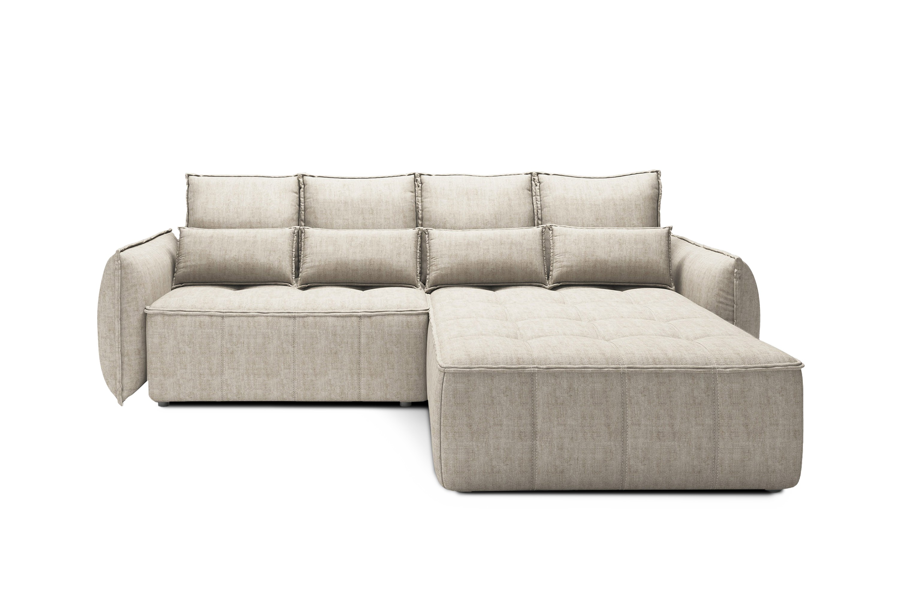 takara bäddsoffa med divan 3-sits - beige