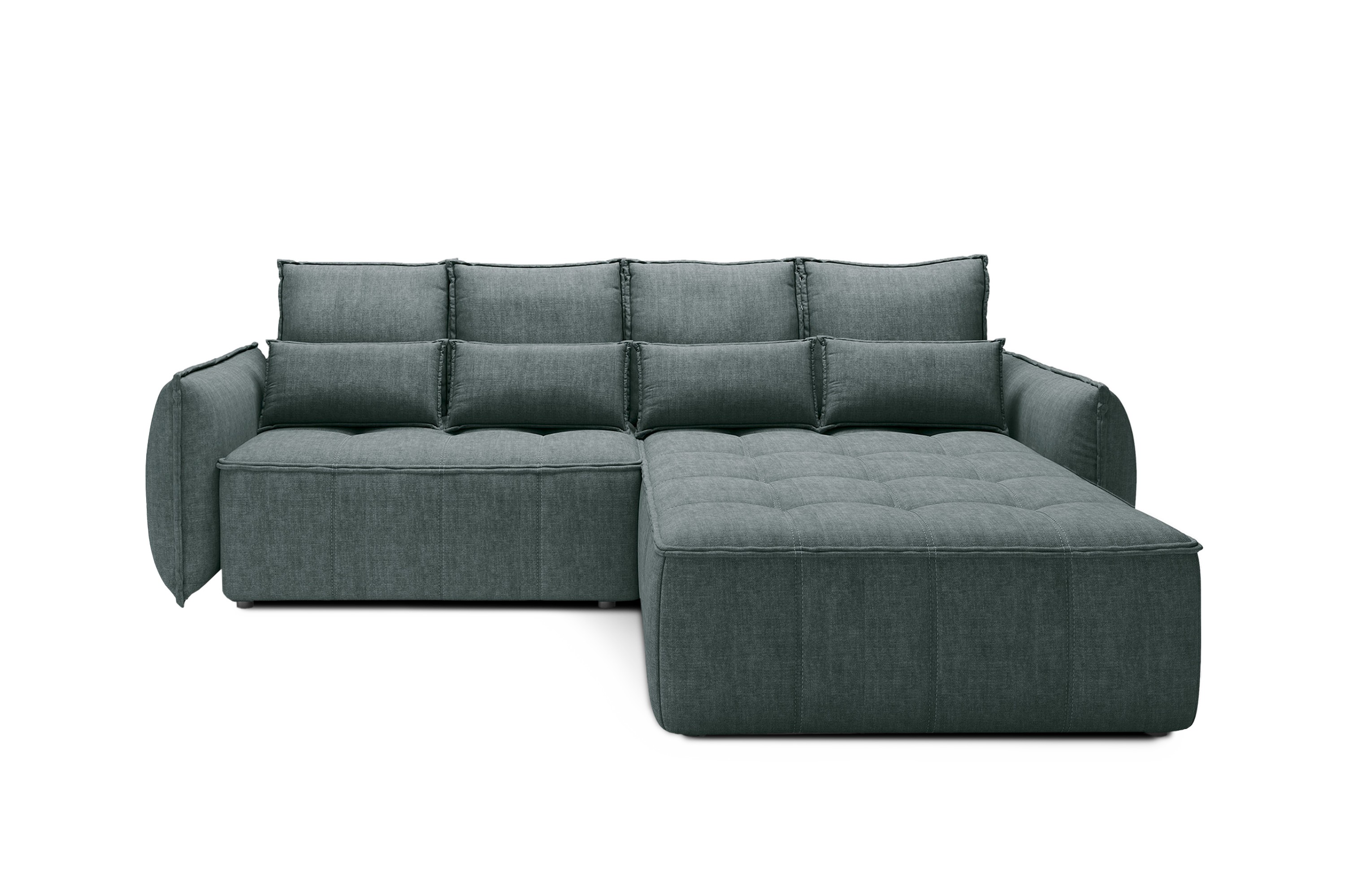takara bäddsoffa med divan 3-sits - grön