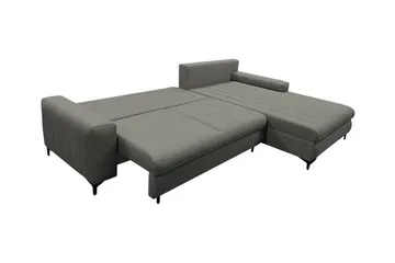 Talby 3-sits Höger Bäddsoffa 135x255 cm med Förvaring i Tyg - Gul - Möbler - Vardagsrum - Bäddsoffor