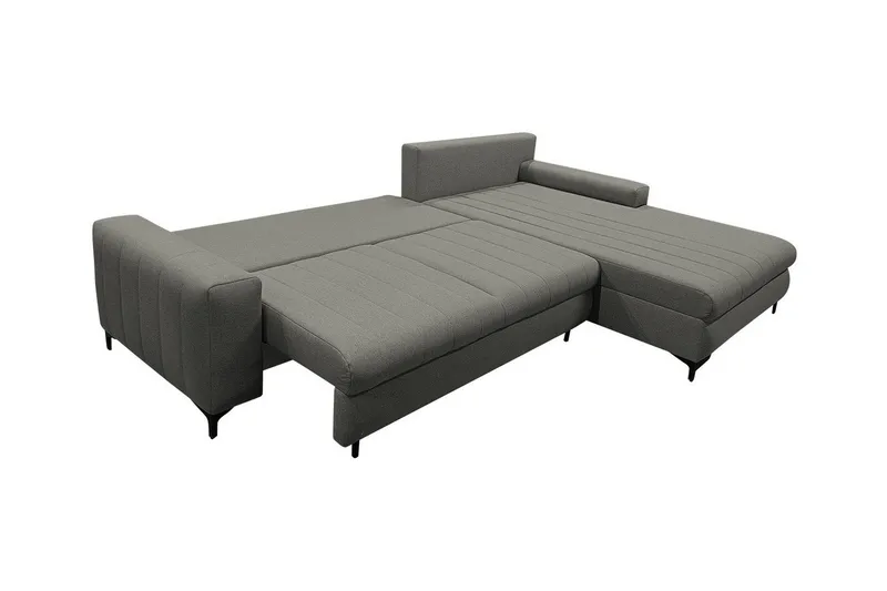 Talby 3-sits Höger Bäddsoffa 135x255 cm med Förvaring i Tyg - Gul - Möbler - Vardagsrum - Bäddsoffor