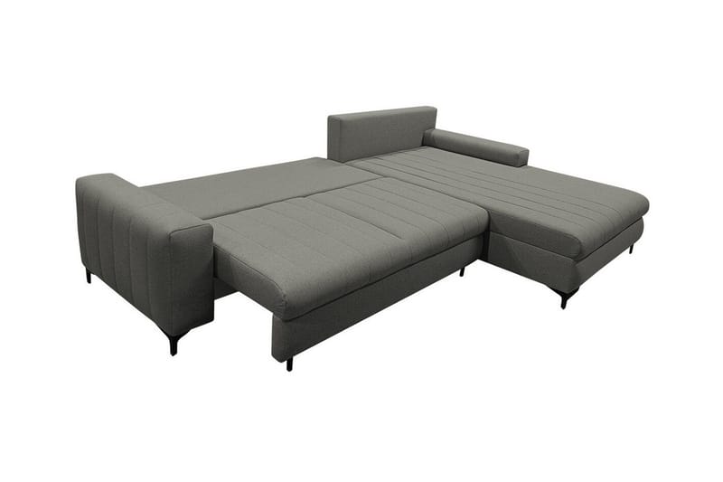 Talby 3-sits Höger Bäddsoffa med Förvaring och Kanalstoppad i Tyg - Beige - Möbler - Vardagsrum - Bäddsoffor
