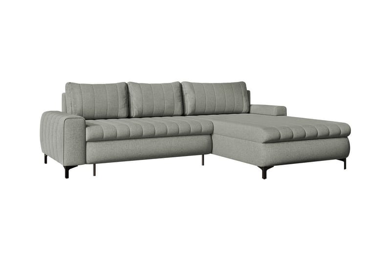 Talby 3-sits Hörnbäddsoffa Ljusgrå - Möbler - Vardagsrum - Bäddsoffor - Hörnbäddsoffa