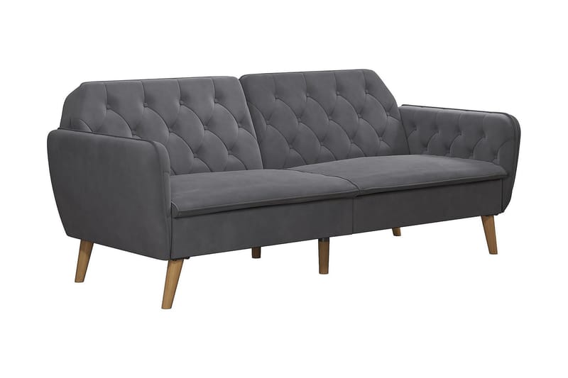 TALLULAH 2-sits Bäddsoffa Grå - Novogratz - Möbler - Vardagsrum - Bäddsoffor - 2-sits bäddsoffa