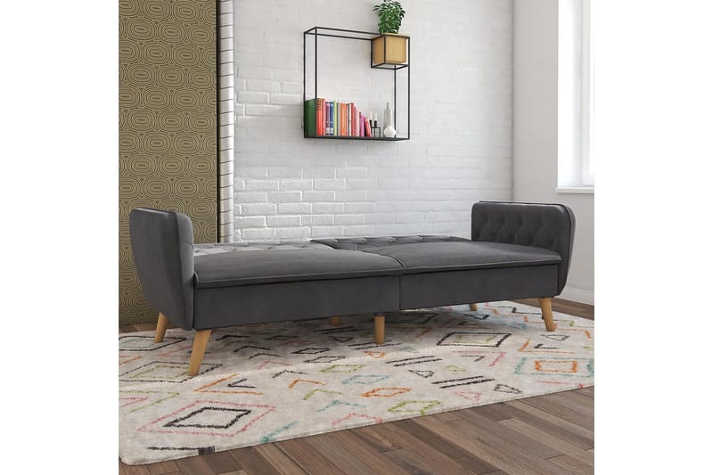 Tallulah 2-sits Bäddsoffa Grå - Novogratz - Möbler - Vardagsrum - Bäddsoffor - 2-sits bäddsoffa