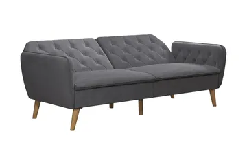 Tallulah 2-sits Bäddsoffa Grå - Novogratz - Möbler - Vardagsrum - Bäddsoffor - 2-sits bäddsoffa