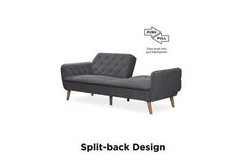 Tallulah 2-sits Bäddsoffa Grå - Novogratz - Möbler - Vardagsrum - Bäddsoffor - 2-sits bäddsoffa
