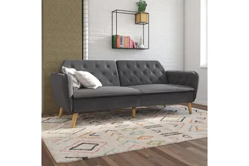 Tallulah 2-sits Bäddsoffa Grå - Novogratz - Möbler - Vardagsrum - Bäddsoffor - 2-sits bäddsoffa
