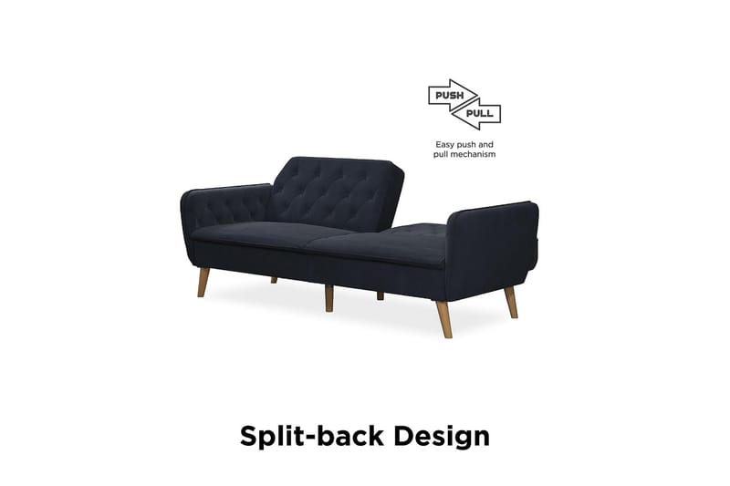 TALLULAH 2-sits Bäddsoffa Marinblå - Novogratz - Möbler - Vardagsrum - Bäddsoffor - 2-sits bäddsoffa
