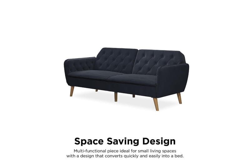 TALLULAH 2-sits Bäddsoffa Marinblå - Novogratz - Möbler - Vardagsrum - Bäddsoffor - 2-sits bäddsoffa