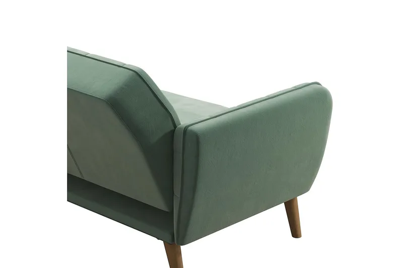 Tallulah 2-sits Bäddsoffa Sammet/Ljusgrön - Novogratz - Möbler - Vardagsrum - Bäddsoffor - 2-sits bäddsoffa