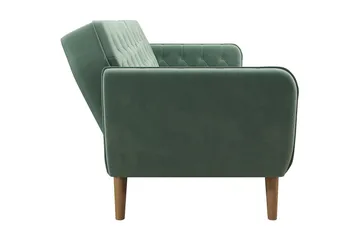 Tallulah 2-sits Bäddsoffa Sammet/Ljusgrön - Novogratz - Möbler - Vardagsrum - Bäddsoffor - 2-sits bäddsoffa