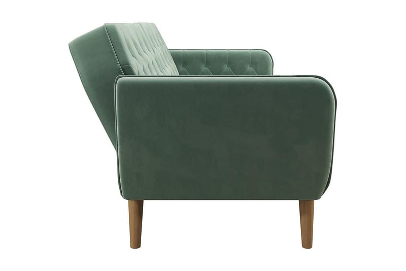 Tallulah 2-sits Bäddsoffa Sammet/Ljusgrön - Novogratz - Möbler - Vardagsrum - Bäddsoffor - 2-sits bäddsoffa